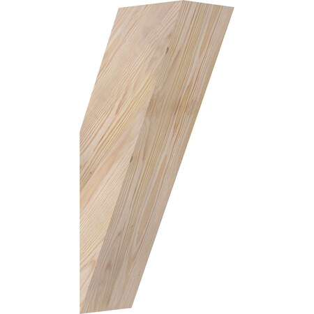 Ekena Millwork 5 1/2"W x 10"D x 22"H Traditional Smooth Knee Brace, Douglas Fir BRC06X10X22TRA00SDF